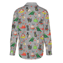 Load image into Gallery viewer, Fancy Dress Pugs Women's Shirt-Apparel-Apparel,Dog Mom Gifts,Pug,Shirt-17