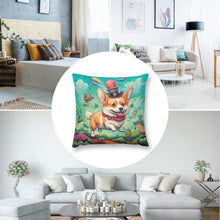 Load image into Gallery viewer, Fantastical Flight Corgi Plush Pillow Case-Cushion Cover-Corgi, Dog Dad Gifts, Dog Mom Gifts, Home Decor, Pillows-8