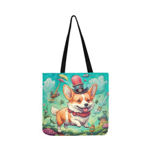 Load image into Gallery viewer, Fantastical Flight Corgi Shopping Tote Bag-Accessories-Accessories, Bags, Corgi, Dog Dad Gifts, Dog Mom Gifts-ONESIZE-1