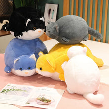 Load image into Gallery viewer, Fat Black and White Cat Plush Toy - Extra Fat Obese Cat-3