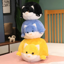 Load image into Gallery viewer, Fat Black and White Cat Plush Toy - Extra Fat Obese Cat-Stuffed Animals-Black and White Cat,Cats,Stuffed Animal-7