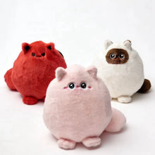 Load image into Gallery viewer, Fat Cat Plushie - Pink Cat - Round and Adorable-2