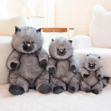 Load image into Gallery viewer, Fat Gray Cat Plush Toy - Super Soft Cuddly Chubby Kitty-6