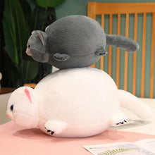 Load image into Gallery viewer, Fat White Cat Plush Toy - Extra Fat Obese Cat-11