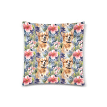 Load image into Gallery viewer, Fawn and White Chihuahua&#39;s Garden Gala Throw Pillow Covers-Cushion Cover-Chihuahua, Home Decor, Pillows-3