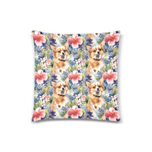 Load image into Gallery viewer, Fawn and White Chihuahua&#39;s Garden Gala Throw Pillow Covers-Cushion Cover-Chihuahua, Home Decor, Pillows-Four Chihuahuas-4