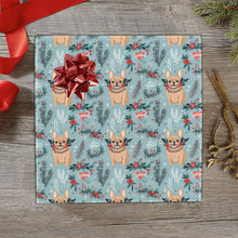 Load image into Gallery viewer, Fawn / Cream Festive French Bulldog Christmas Gift Wrapping Paper - 2 Rolls-Christmas Ornament-Christmas,French Bulldog,Wrapping Paper-3