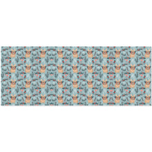 Load image into Gallery viewer, Fawn / Cream Festive French Bulldog Christmas Gift Wrapping Paper - 2 Rolls-Christmas Ornament-Christmas,French Bulldog,Wrapping Paper-LightBlue-ONE SIZE-1