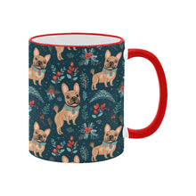 Load image into Gallery viewer, Fawn / Cream French Bulldog Festive Flair Christmas Mug-2