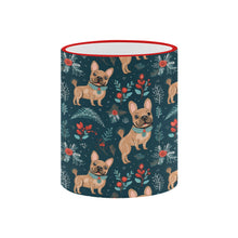 Load image into Gallery viewer, Fawn / Cream French Bulldog Festive Flair Christmas Mug-5