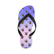Load image into Gallery viewer, Fawn French Bulldog Smiles Unisex Slippers - 9 Colors-Footwear-Accessories,Dog Dad Gifts,Dog Mom Gifts,French Bulldog,Slippers-CornflowerBlue3-S-1