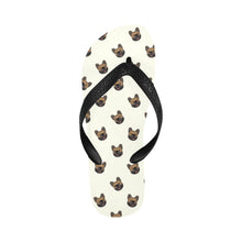 Load image into Gallery viewer, Fawn French Bulldog Smiles Unisex Slippers - 9 Colors-Footwear-Accessories,Dog Dad Gifts,Dog Mom Gifts,French Bulldog,Slippers-Ivory-S-20