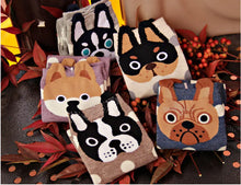 Load image into Gallery viewer, Fawn French Bulldog sock - Cheeky Dotty Pup-13