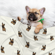 Load image into Gallery viewer, Fawn Frenchie Love Blanket for Dog-Pet Furniture-Blanket for Dogs,Blankets,French Bulldog,Home Decor-1