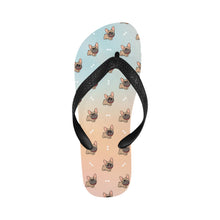 Load image into Gallery viewer, Fawn Frenchie Love Unisex Slippers - 9 Colors-Footwear-Accessories,Dog Dad Gifts,Dog Mom Gifts,French Bulldog,Slippers-CornflowerBlue4-S-9
