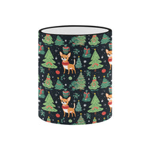 Load image into Gallery viewer, Fawn / Gold and White Chihuahua Christmas Charm Coffee Mug-5
