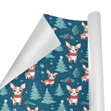 Load image into Gallery viewer, Fawn / Gold and White Chihuahua Christmas Gift Wrapping Paper - 2 Rolls-Christmas Ornament-Chihuahua,Christmas,Wrapping Paper-5