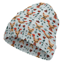 Load image into Gallery viewer, Fawn / Gold Chihuahua Yuletide Joy Warm Christmas Beanie-Accessories-Accessories, Chihuahua, Christmas, Dog Mom Gifts, Hats-ONE SIZE-4