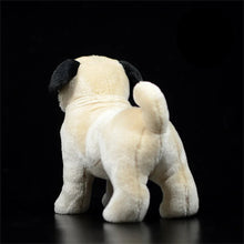 Load image into Gallery viewer, Fawn Pug with Black Mask and Ears Stuffed Animal Plush Toy-3