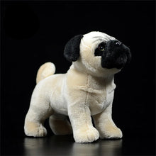 Load image into Gallery viewer, Fawn Pug with Black Mask and Ears Stuffed Animal Plush Toy-4