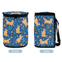 Load image into Gallery viewer, Flower Garden Golden Retrievers Multipurpose Car Storage Bag - 4 Colors-Car Accessories-Bags, Car Accessories, Golden Retriever-12