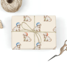 Load image into Gallery viewer, Dachshund Christmas Wrapping Paper - 6 Coat Colors - Watercolor Dachsund Designs - 3 Sheets Bundle-Christmas Ornament-Christmas,Dachshund,Wrapping Paper-17