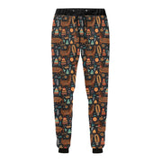 Festive Chocolate Dachshund Delight Christmas Unisex Sweatpants-Apparel-Apparel, Christmas, Dachshund, Dog Dad Gifts, Dog Mom Gifts, Pajamas-4