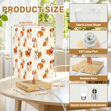 Load image into Gallery viewer, Festive Corgi Snowflake and Christmas Desktop Table Lamp-Desk Lamps-2