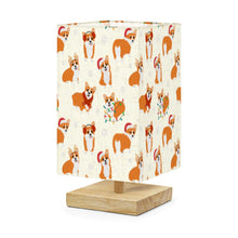 Load image into Gallery viewer, Festive Corgi Snowflake and Christmas Desktop Table Lamp-Desk Lamps-US Plug-1