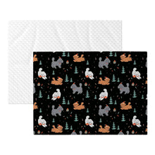 Load image into Gallery viewer, Festive Doodles in Christmas Cheer Dog Blanket-Pet Furniture-7