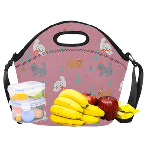 Festive Doodles in Christmas Cheer Neoprene Lunch Bag-13