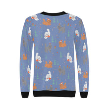 Load image into Gallery viewer, Festive Doodles in Christmas Cheer Sweatshirt for Women-Apparel-Apparel, Dog Mom Gifts, Doodle, Sweatshirt-17