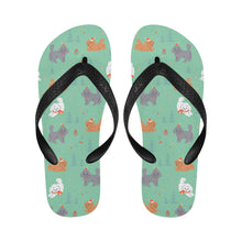 Load image into Gallery viewer, Festive Doodles in Christmas Cheer Unisex Slippers-10