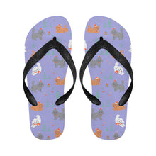 Load image into Gallery viewer, Festive Doodles in Christmas Cheer Unisex Slippers-13
