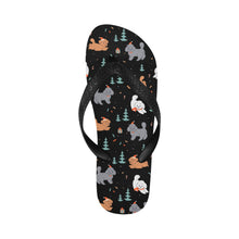Load image into Gallery viewer, Festive Doodles in Christmas Cheer Unisex Slippers-18