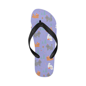 Festive Doodles in Christmas Cheer Unisex Slippers-19