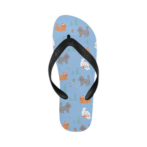 Festive Doodles in Christmas Cheer Unisex Slippers-6