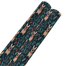 Load image into Gallery viewer, Festive Fawn French Bulldog Forest Christmas Gift Wrapping Paper - 2 Rolls-Christmas Ornament-Christmas,French Bulldog,Wrapping Paper-French Bulldog-ONE SIZE-5