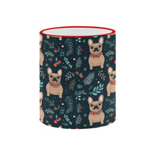 Load image into Gallery viewer, Festive Fawn French Bulldog Forest Christmas Mug-6