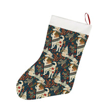 Load image into Gallery viewer, Festive Fido Jack Russell&#39;s Christmas Stocking-Christmas Ornament-Christmas, Home Decor, Jack Russell Terrier-26X42CM-White2-1