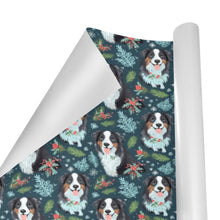 Load image into Gallery viewer, Festive Fluff Australian Shepherd Christmas Gift Wrapping Paper - 2 Rolls-Christmas Ornament-Australian Shepherd,Christmas,Wrapping Paper-3
