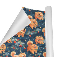 Load image into Gallery viewer, Festive Fluff Chow Chow Christmas Gift Wrapping Paper - 2 Rolls-Christmas Ornament-Chow Chow,Christmas,Wrapping Paper-3