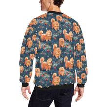 Load image into Gallery viewer, Festive Fluff Chow Chow Christmas Sweatshirt for Men-Apparel-Apparel, Chow Chow, Christmas, Dog Dad Gifts, Sweatshirt-2