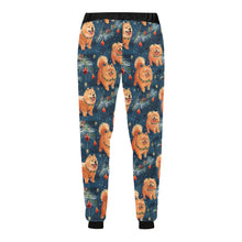 Load image into Gallery viewer, Festive Fluff Chow Chow Christmas Unisex Sweatpants-Apparel-Apparel, Chow Chow, Christmas, Dog Dad Gifts, Dog Mom Gifts, Pajamas-4