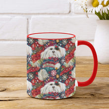 Load image into Gallery viewer, Festive Flurries Shih Tzu Christmas Coffee Mug-2