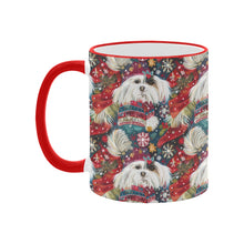 Load image into Gallery viewer, Festive Flurries Shih Tzu Christmas Coffee Mug-3