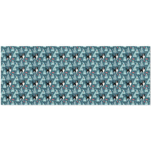 Load image into Gallery viewer, Festive Forest Border Collie Christmas Gift Wrapping Paper - 2 Rolls-Christmas Ornament-Border Collie,Christmas,Wrapping Paper-2
