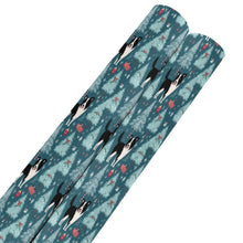 Load image into Gallery viewer, Festive Forest Border Collie Christmas Gift Wrapping Paper - 2 Rolls-Christmas Ornament-Border Collie,Christmas,Wrapping Paper-Border Collie-5