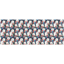 Load image into Gallery viewer, Festive Furry American Eskie Christmas Gift Wrapping Paper - 2 Rolls-Christmas Ornament-American Eskimo Dog,Christmas,Wrapping Paper-3