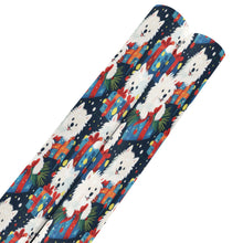 Load image into Gallery viewer, Festive Furry American Eskie Christmas Gift Wrapping Paper - 2 Rolls-Christmas Ornament-American Eskimo Dog,Christmas,Wrapping Paper-American Eskimo Dog-ONE SIZE-5
